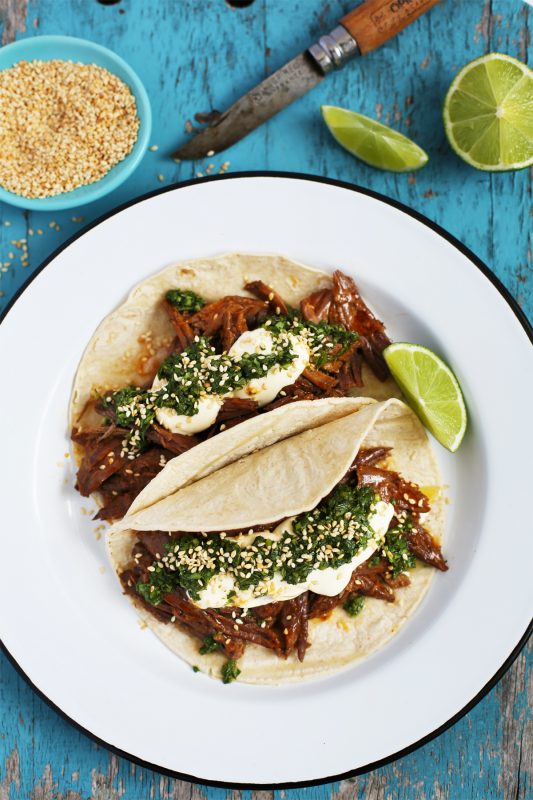 Beef Tacos with Chimichurri