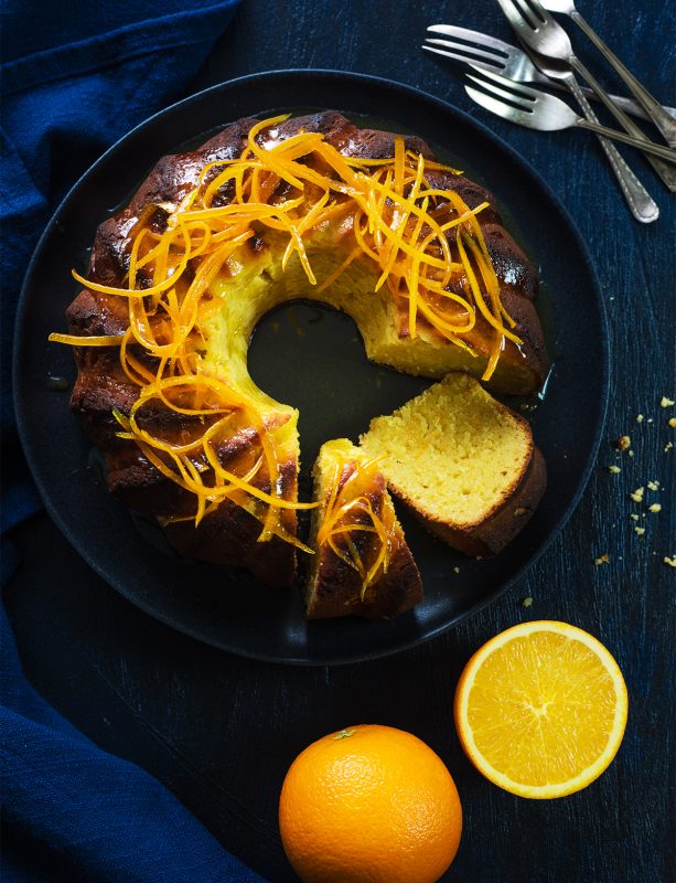 Orange Syrup Bundt Cake