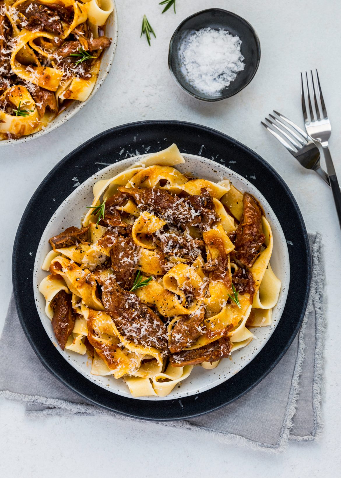 Pappardelle with Lamb Shank & Caramelised Onion Ragu - Food Love Collective